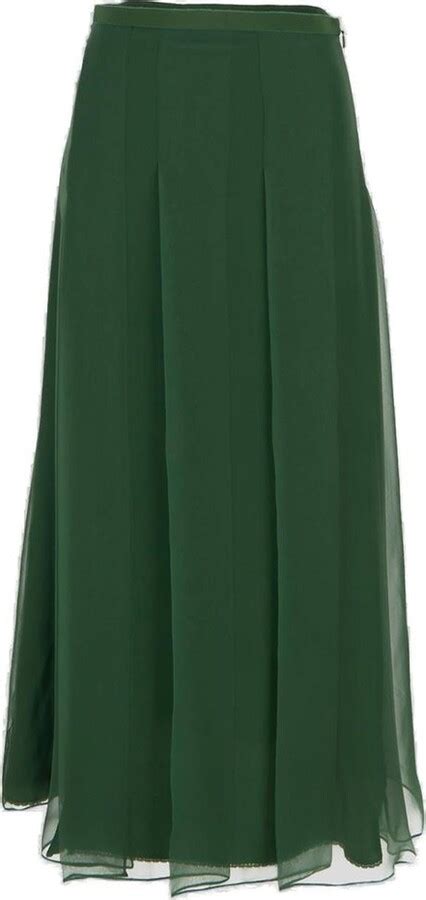 gucci pleated midi skirt|Cotton pleated skirt with Web in ivory .